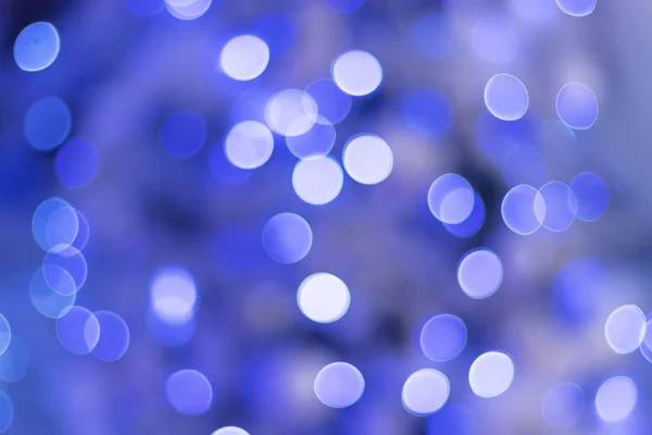 Luces sobre fondo azul. Navidad — Foto de Stock