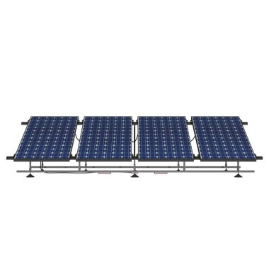 Solar panels on a white background. Isolate.