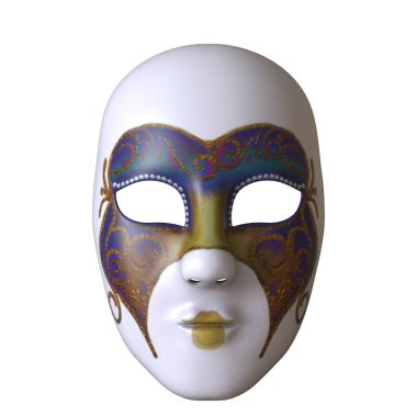A mask on a white background. Isolate.