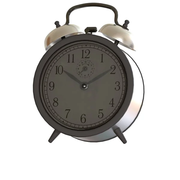 Alarm clock on a white background. Isolate. — Stock Photo, Image