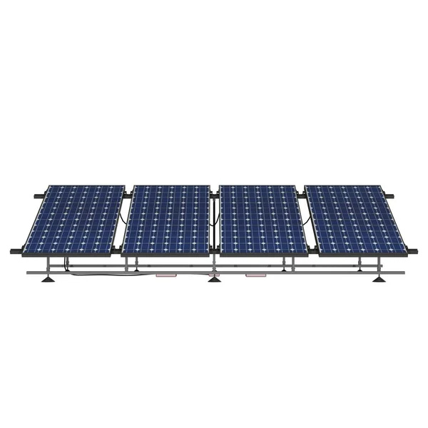 Solar panels on a white background. Isolate. — Stok fotoğraf