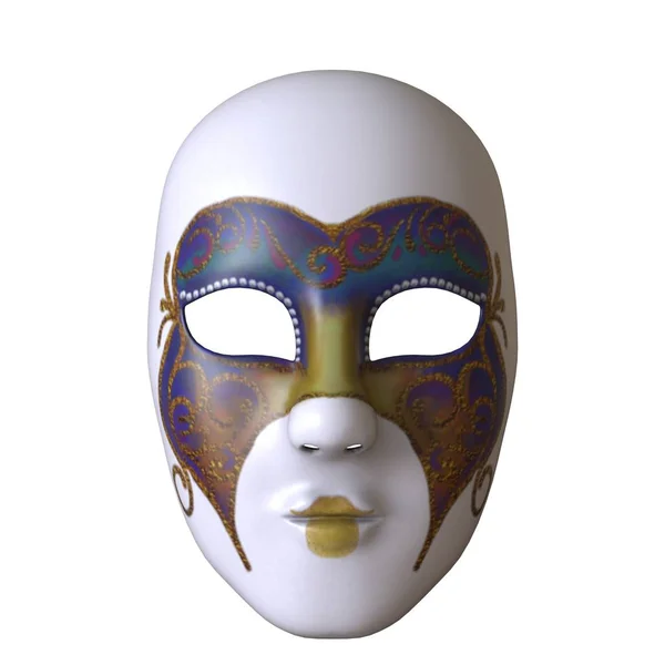 A mask on a white background. Isolate. — Stok fotoğraf
