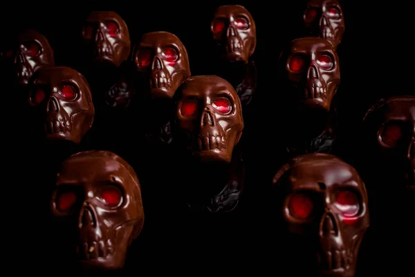 chocolate candy skull
