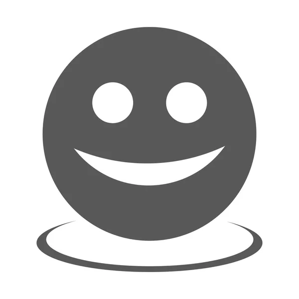 Smile icon vector simple — Stock Vector