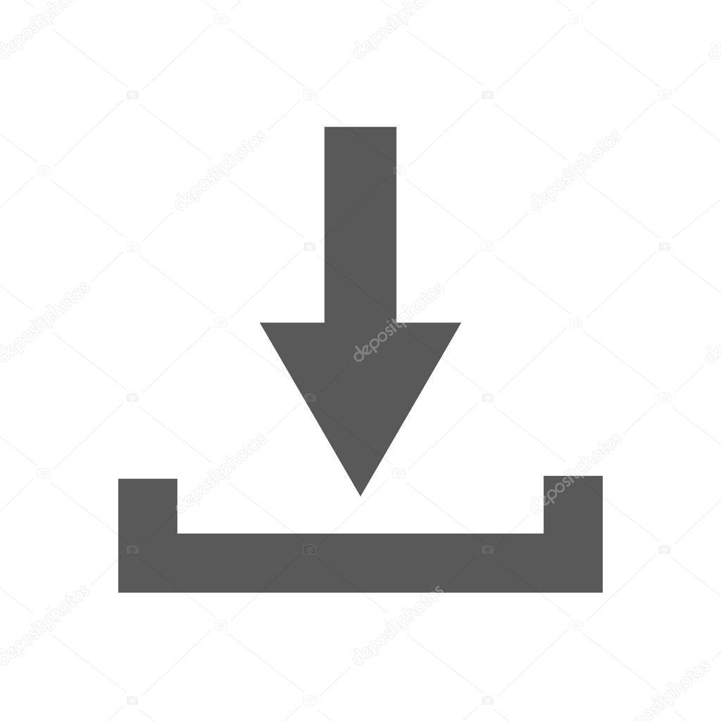 Download icon vector simple