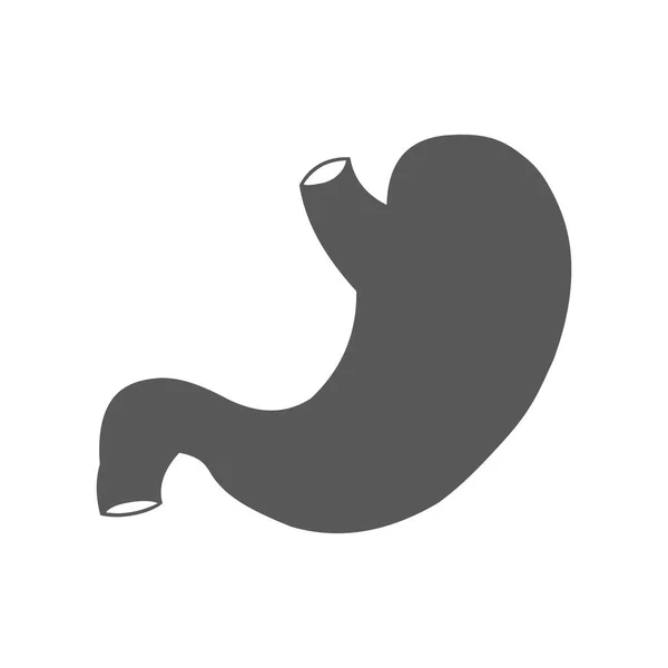 Vettore icona dello stomaco semplice — Vettoriale Stock