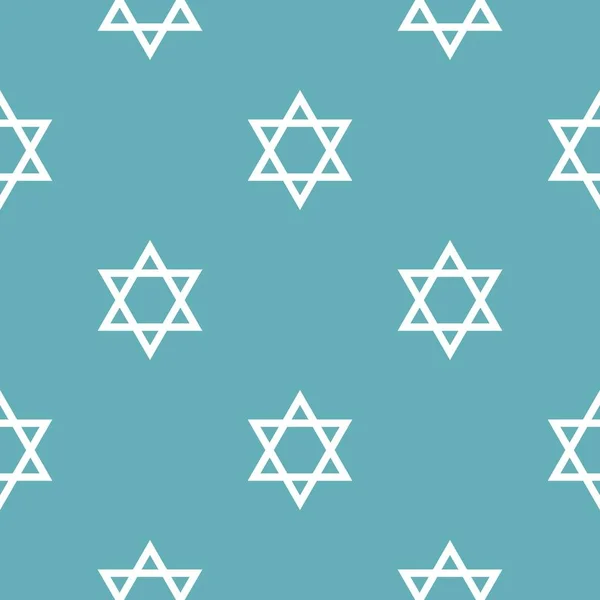 David motif étoile bleu sans couture — Image vectorielle