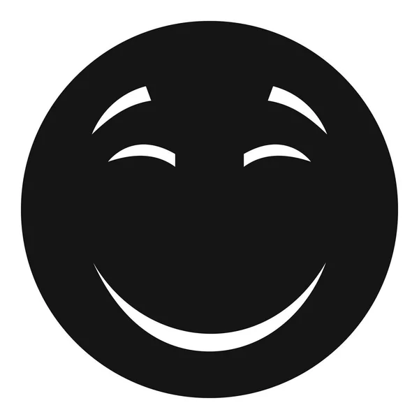 Lächeln Symbol Vektor einfach — Stockvektor
