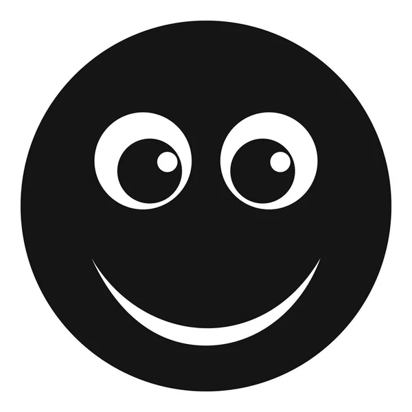 Smile icon vector simple — Stock Vector