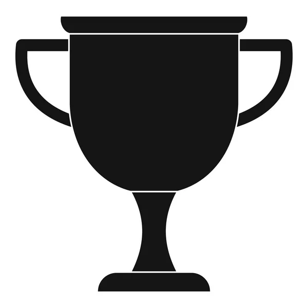 Copa vetor ícone prêmio simples — Vetor de Stock