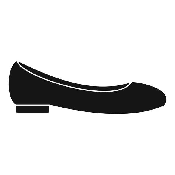 女性靴のアイコン ベクトル簡単です — ストックベクタ