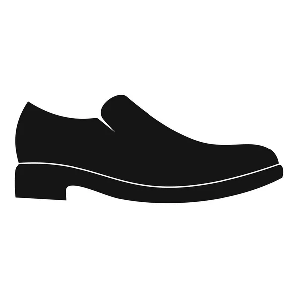 Hombres zapato icono vector simple — Vector de stock