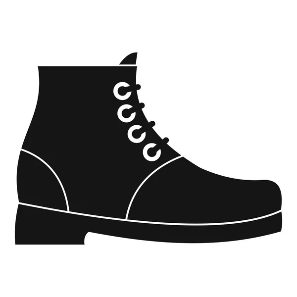Hiking boots icon vector simple — Stock Vector