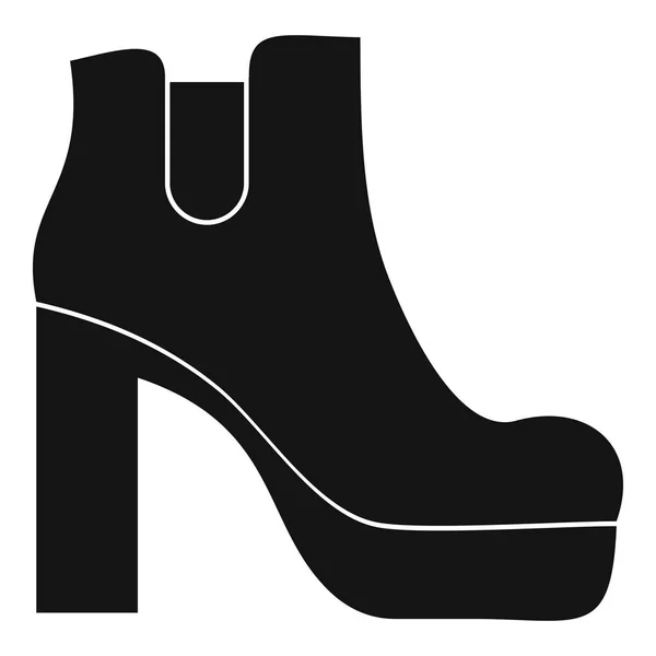 Mujer zapatos icono vector simple — Vector de stock