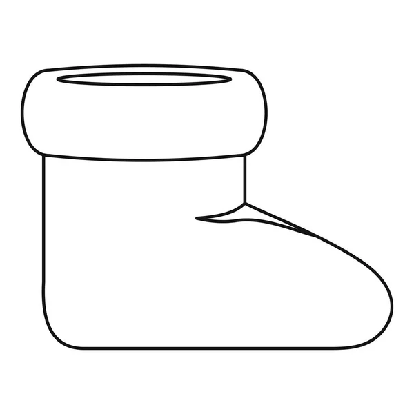 Женская обувь иконка тонкая линия — стоковый вектор