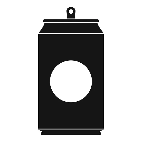 Icono de soda, estilo negro simple — Vector de stock