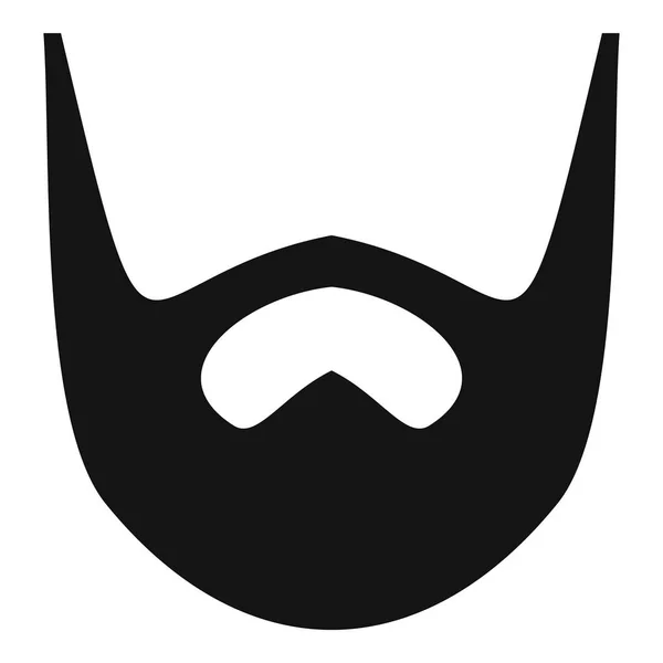 Icono de barba limpia, estilo simple . — Vector de stock