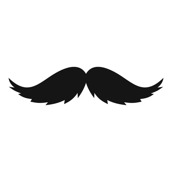 Hombre bigote icono, estilo simple . — Archivo Imágenes Vectoriales