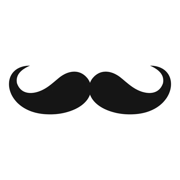 Icono bigotes Operetta, estilo simple . — Archivo Imágenes Vectoriales