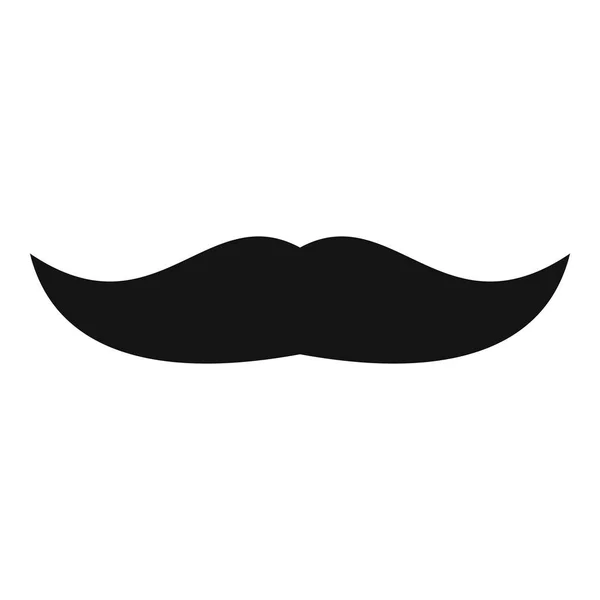Icono de bigote chevron, estilo simple . — Archivo Imágenes Vectoriales