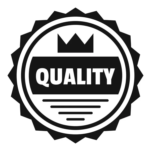 Logo di grande qualità, stile semplice . — Vettoriale Stock