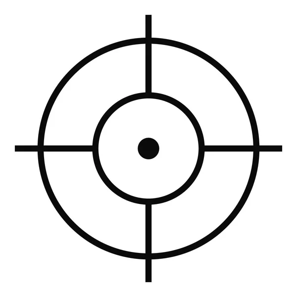 Иконка для стрельбы, простой стиль . — стоковый вектор