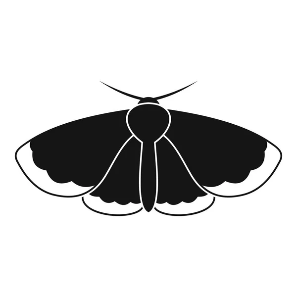 Moth icon, simple style. — Stock Vector