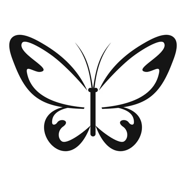 Icono de polilla voladora, estilo simple . — Vector de stock