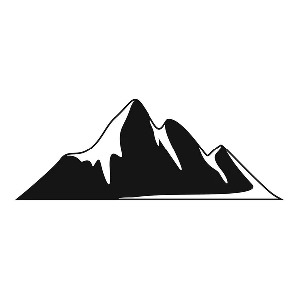 Ícone de aventura de montanha, estilo simples . —  Vetores de Stock