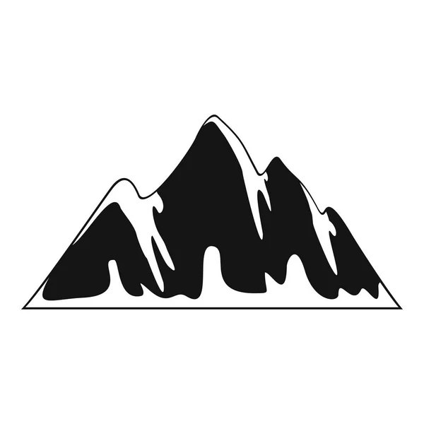 Icono de Alp, estilo simple . — Vector de stock