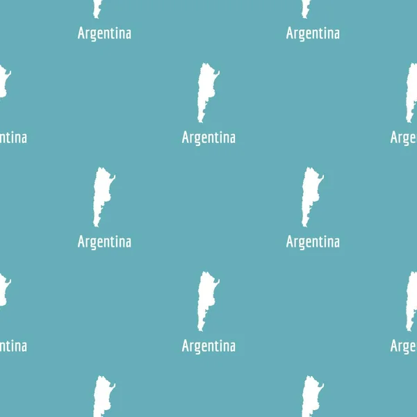 Argentina mapa en vector negro simple — Vector de stock