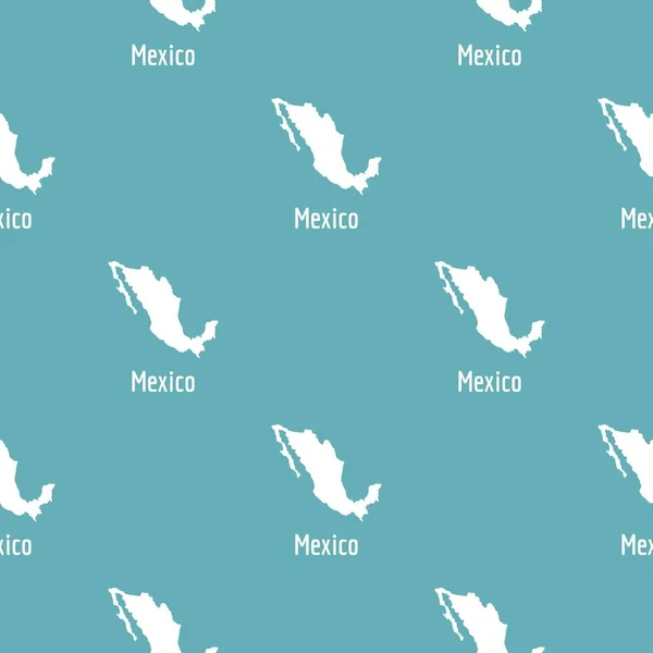 México mapa en vector negro simple — Archivo Imágenes Vectoriales