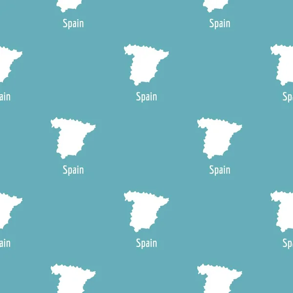 Mapa Španělsko v jednoduché černé vektoru — Stockový vektor