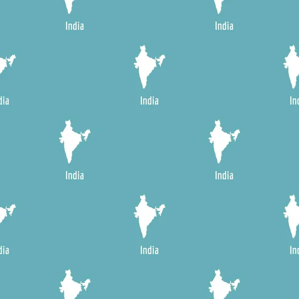 Ινδία χάρτη σε απλό μαύρο διάνυσμα — Διανυσματικό Αρχείο
