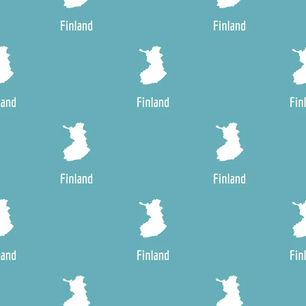Finlandia mappa in vettore nero semplice — Vettoriale Stock