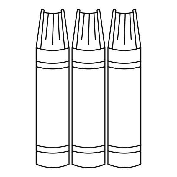 Піктограма літератури, стиль контуру . — стоковий вектор