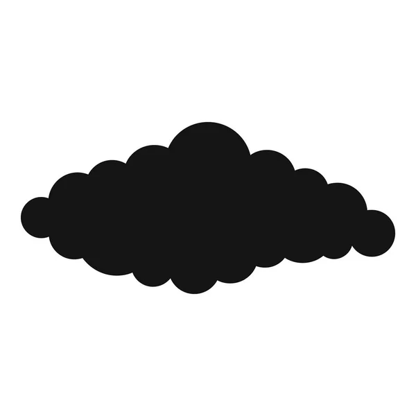 Ikonu měkký cloud, jednoduchý styl. — Stockový vektor