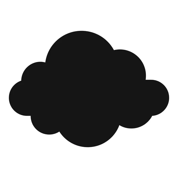 Hösten cloud-ikonen, enkel stil. — Stock vektor