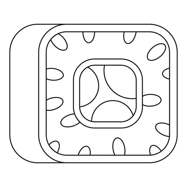Icon σούσι, στυλ διάρθρωσης. — Διανυσματικό Αρχείο