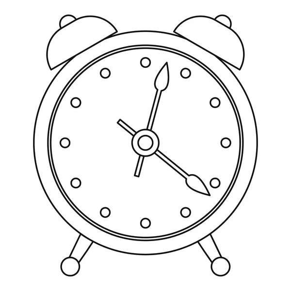 Ícone do relógio de alarme, estilo esboço. —  Vetores de Stock
