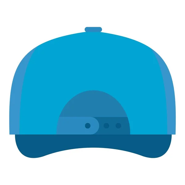 野球帽バックアップ アイコン、フラット スタイル. — ストックベクタ