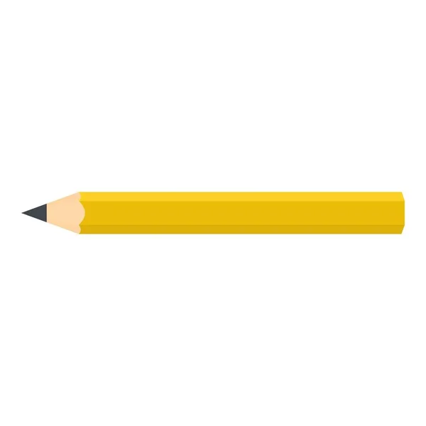 Icono de lápiz, estilo plano . — Vector de stock