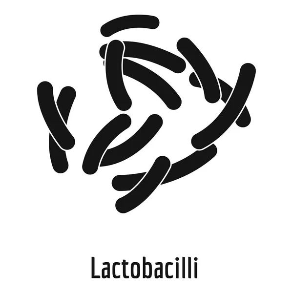 Icono de Lactobacilos, estilo simple . — Vector de stock