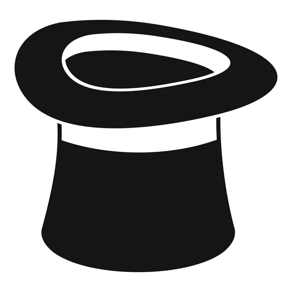 Obrácený klobouk ikona, jednoduchý styl. — Stockový vektor