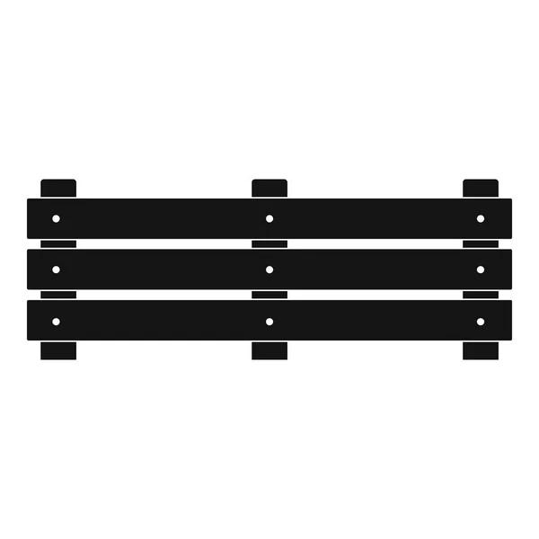 Icône de clôture large, style simple . — Image vectorielle