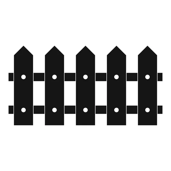 Σπάνια φράχτη εικονίδιο, απλό στυλ. — Διανυσματικό Αρχείο