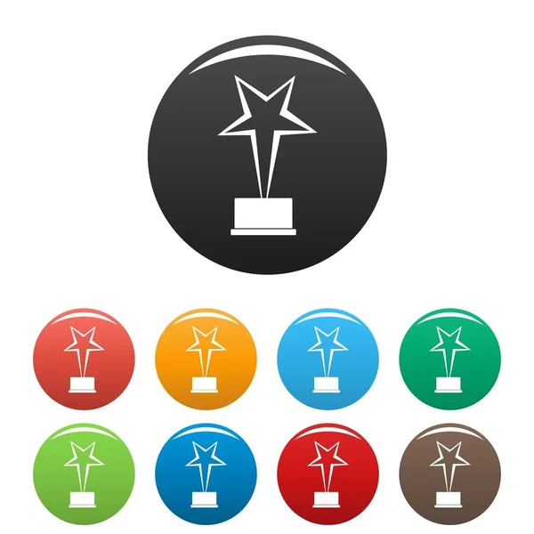 Star award icon vector simple — Stock Vector