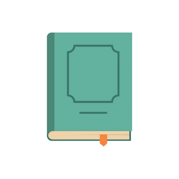 Book design icon, flat style — Stock Vector