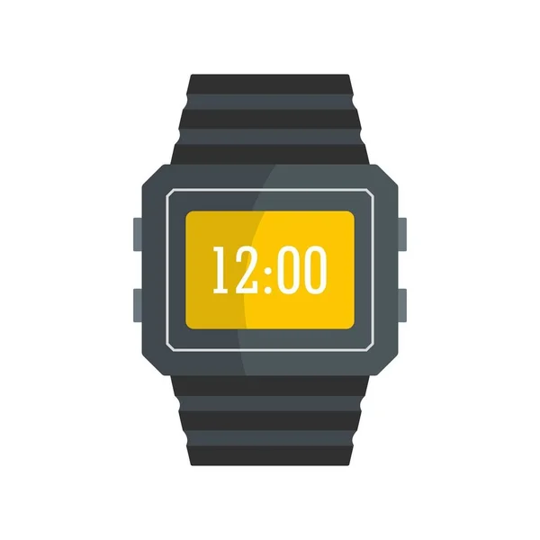 Ícone de relógio de pulso, estilo plano — Vetor de Stock