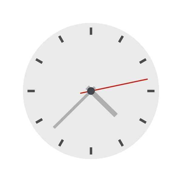 Clock modern icon, flat style — Stock Vector